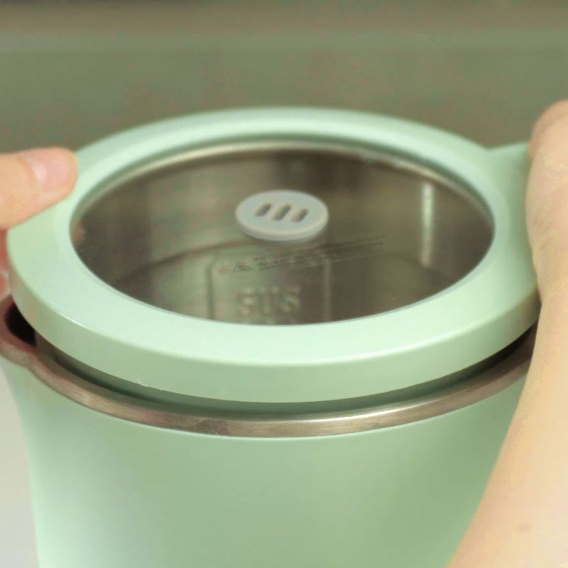 Bước 2 Nấu sữa khoai lang hạt sen bằng máy làm sữa hạt Sữa khoai lang bằng máy làm sữa hạt