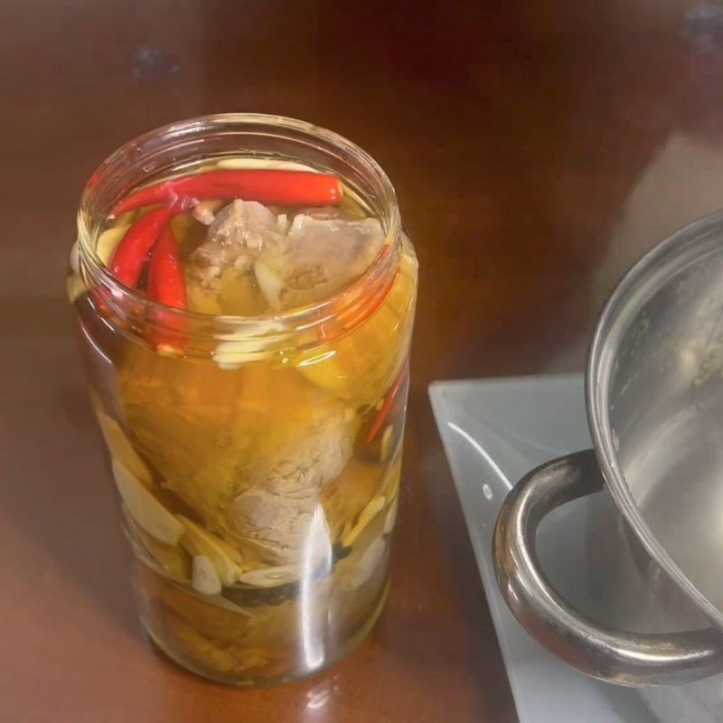 Bước 5 Ngâm bắp bò hoa ngâm mắm tiêu xanh Bắp bò ngâm mắm tiêu xanh