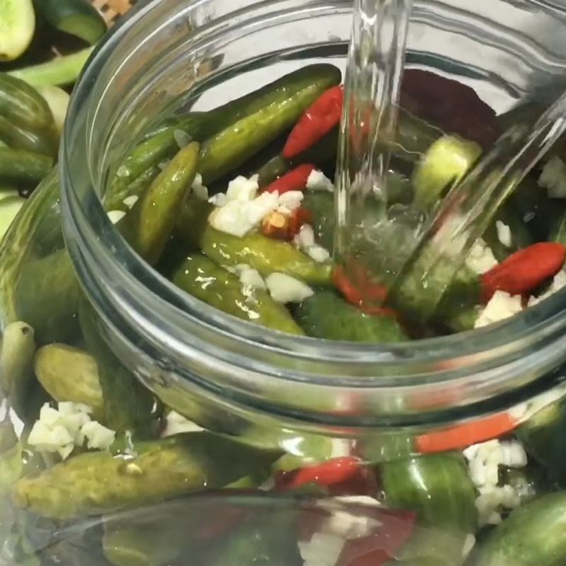 Bước 6 Ngâm dưa leo chua ngọt Dưa leo ngâm mắm đường