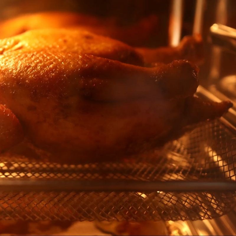 Bước 4 Nướng gà bằng nồi chiên không dầu Gà nướng mật ong nồi chiên không dầu