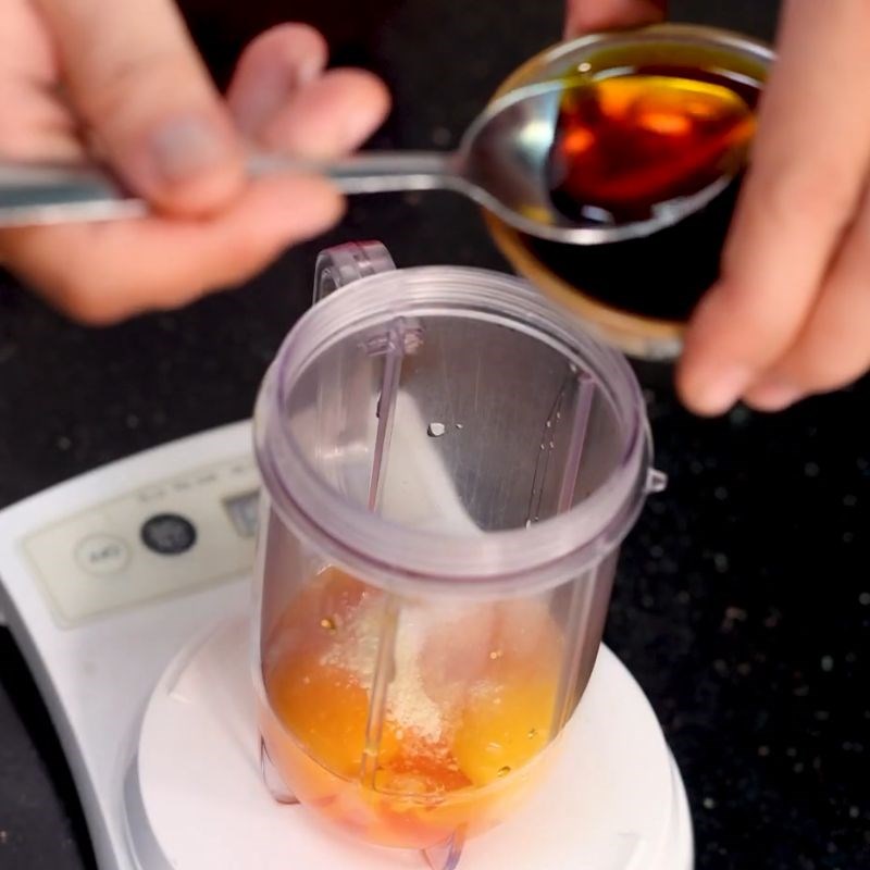 Bước 4 Pha chế sốt trứng muối béo ngậy Tôm chiên trứng muối