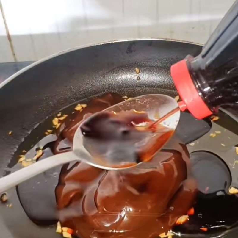 Bước 2 Pha chế tương đen sánh mịn Tương đen chấm bò viên