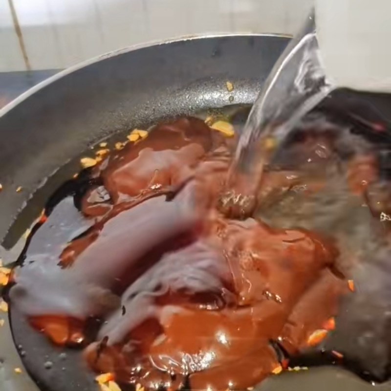 Bước 2 Pha chế tương đen sánh mịn Tương đen chấm bò viên