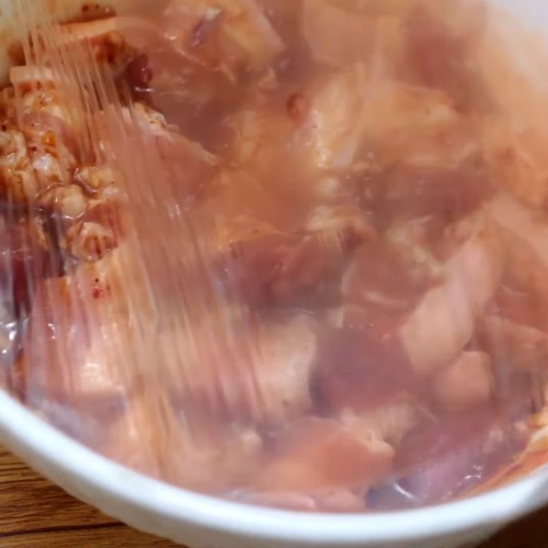 Bước 2 Pha chế và cách ướp thịt ba chỉ nướng nồi chiên không dầu Nướng thịt ba chỉ bằng nồi chiên không dầu