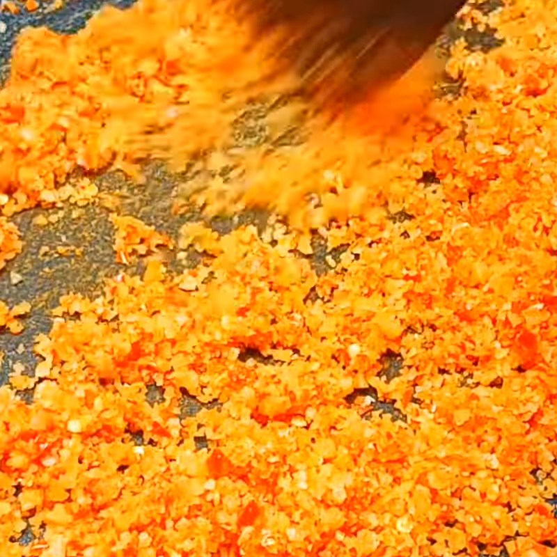 Bước 5 Rang muối ớt Muối chấm hoa quả