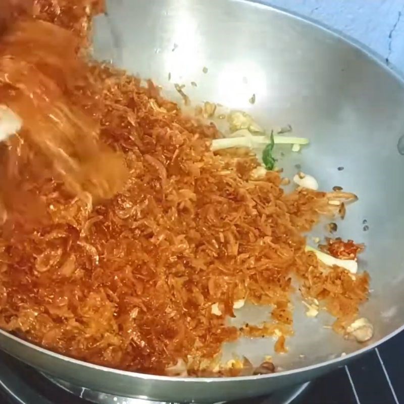 Bước 4 Rang tép khô mặn ngọt với nước mắm Tép khô rim mặn ngọt