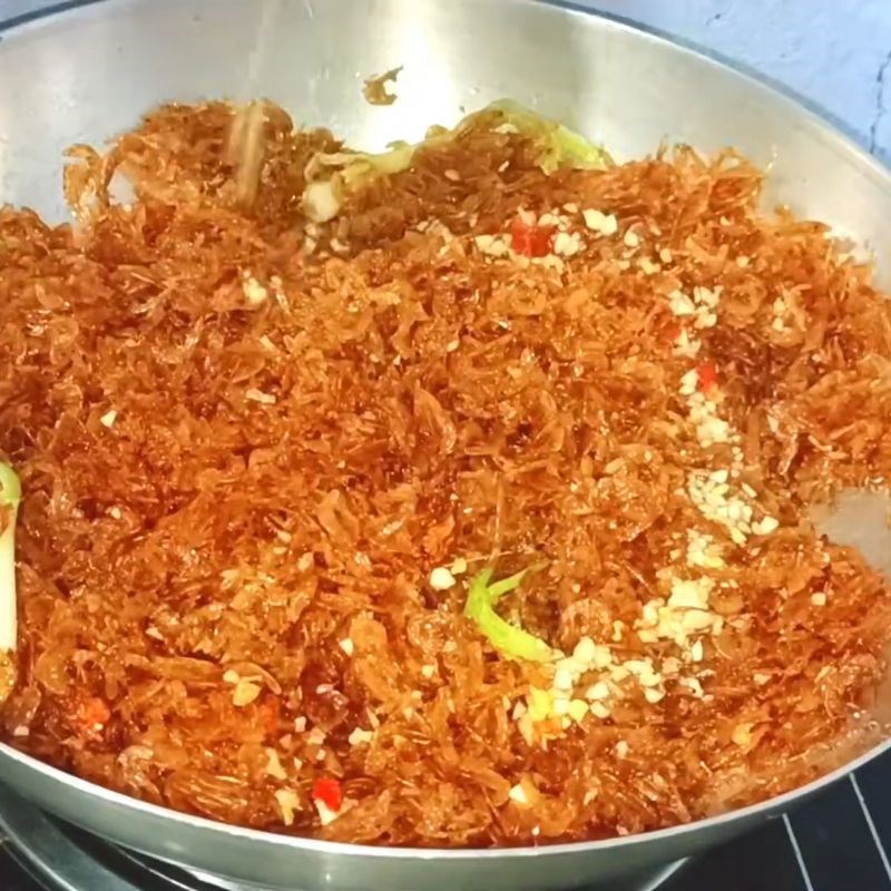 Bước 4 Rang tép khô mặn ngọt với nước mắm Tép khô rim mặn ngọt