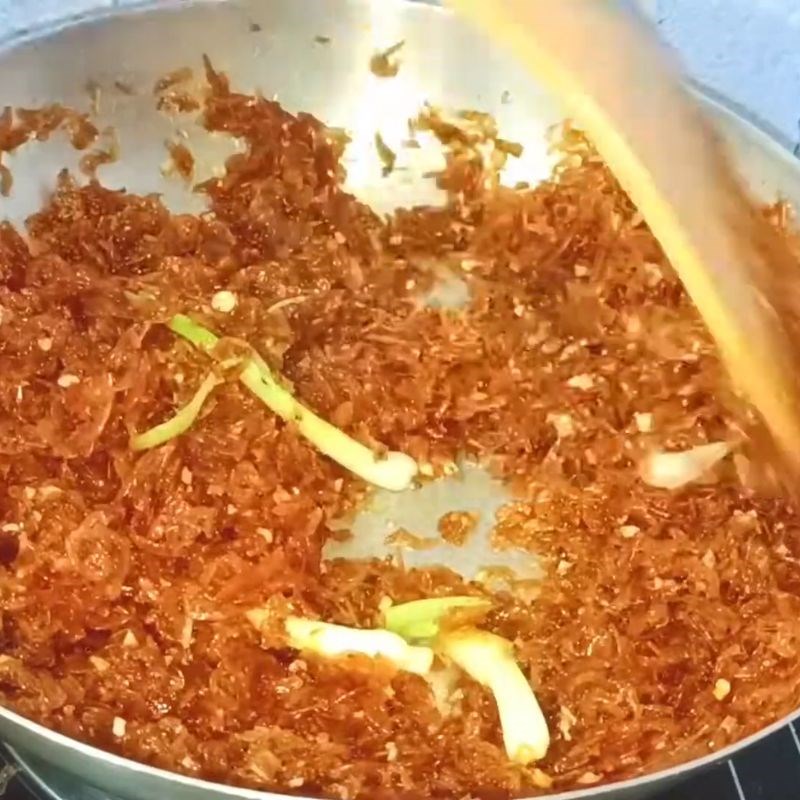 Bước 4 Rang tép khô mặn ngọt với nước mắm Tép khô rim mặn ngọt