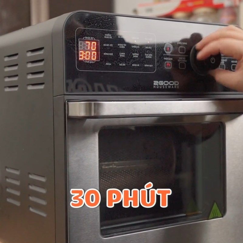 Bước 2 Sấy khô lạc Lạc rang húng lìu