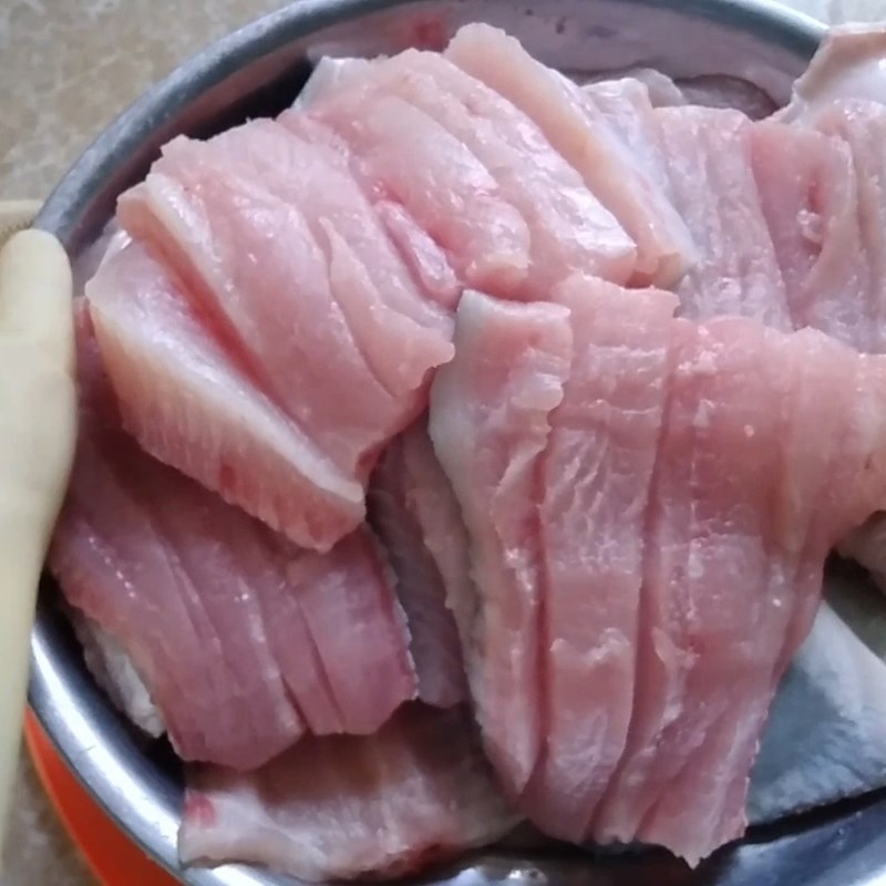 Bước 1 Sơ chế cá tra tươi Khô cá tra