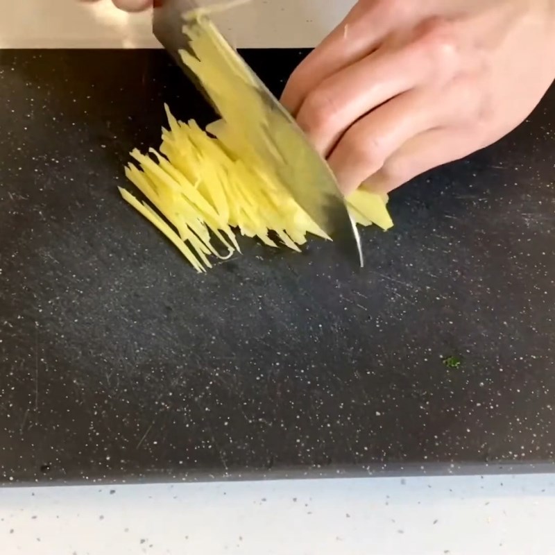 Bước 1 Sơ chế cá và chuẩn bị rau thơm Cá hấp tàu xì