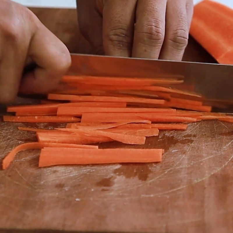 Bước 1 Sơ chế nguyên liệu Gỏi bò khoai môn