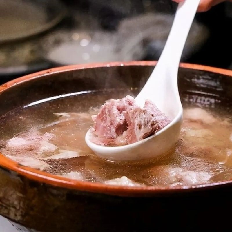 Bước 1 Sơ chế nguyên liệu chuẩn bị nấu cháo bí đỏ thịt bằm Cháo bí đỏ thịt bằm