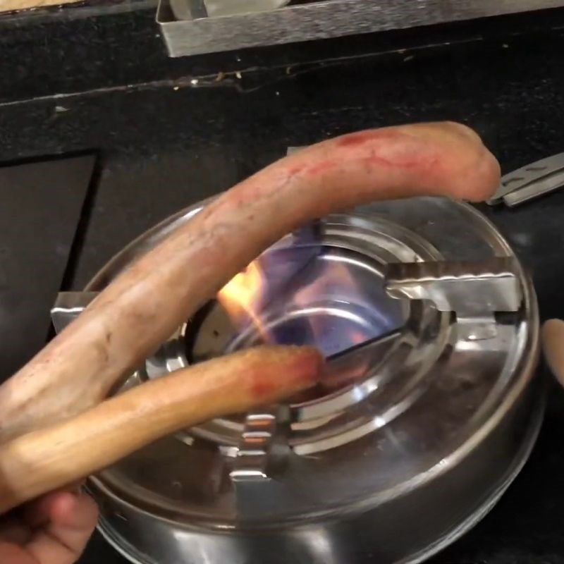 Bước 1 Sơ chế nhung hươu đúng cách Nhung hươu ngâm mật ong