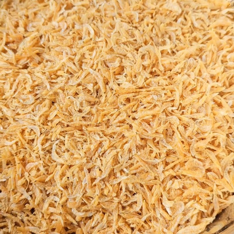 Bước 1 Sơ chế tép khô Tép khô rang mặn ngọt