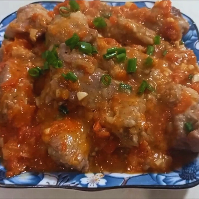 Bước 5 Thành phẩm Sườn xào chua ngọt cà chua