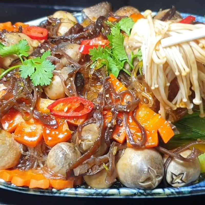 Bước 5 Thành phẩm Miến hấp thập cẩm