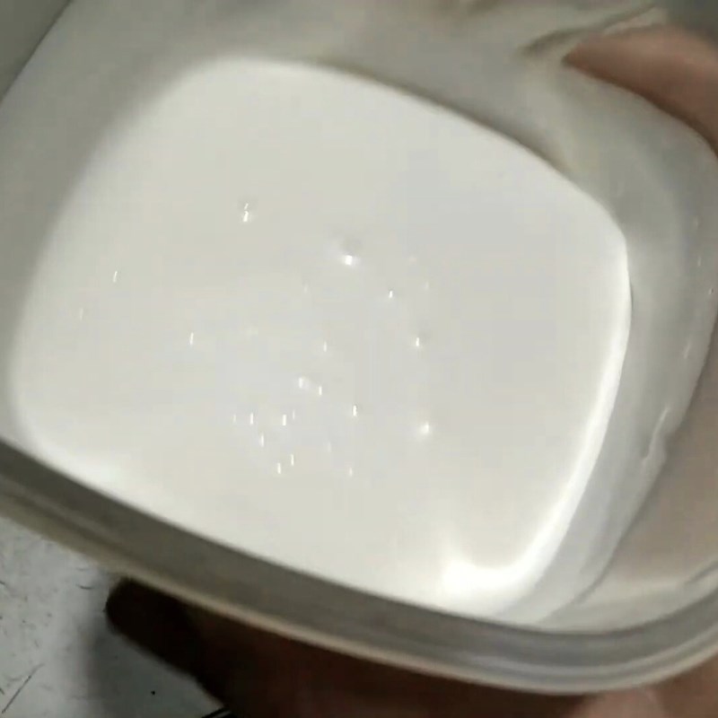 Bước 3 Thành phẩm Kem cheese mặn từ kem pha chế