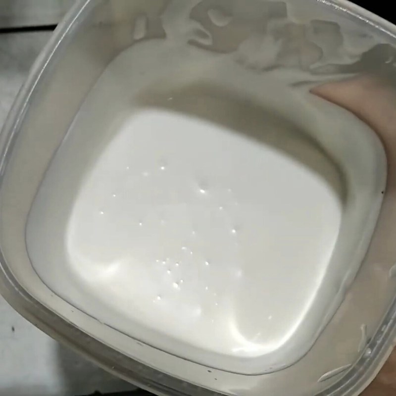 Bước 3 Thành phẩm Kem cheese mặn từ kem pha chế