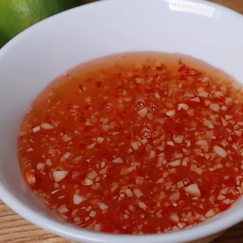 Bước 6 Thành phẩm Nước mắm bánh cuốn miền Nam