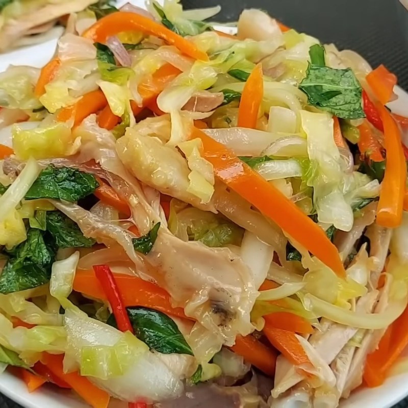 Bước 4 Thành phẩm Gỏi gà chua ngọt