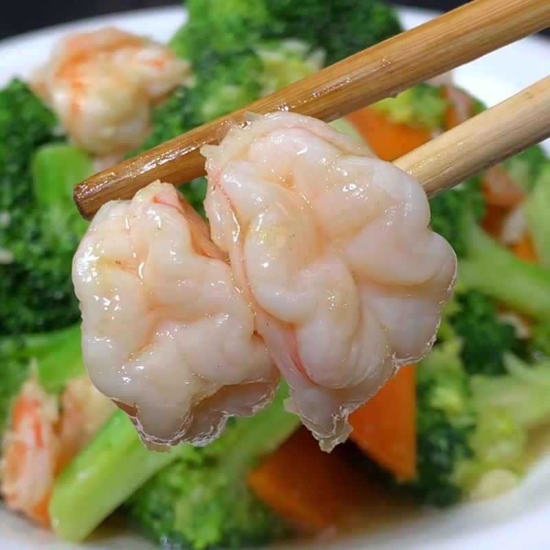 Bước 7 Thành phẩm Súp lơ xào tôm