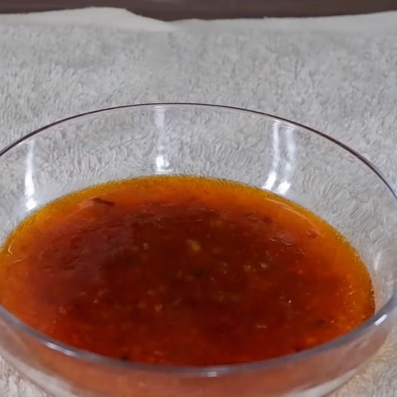 Bước 4 Thành phẩm Sốt bánh mì nướng muối ớt