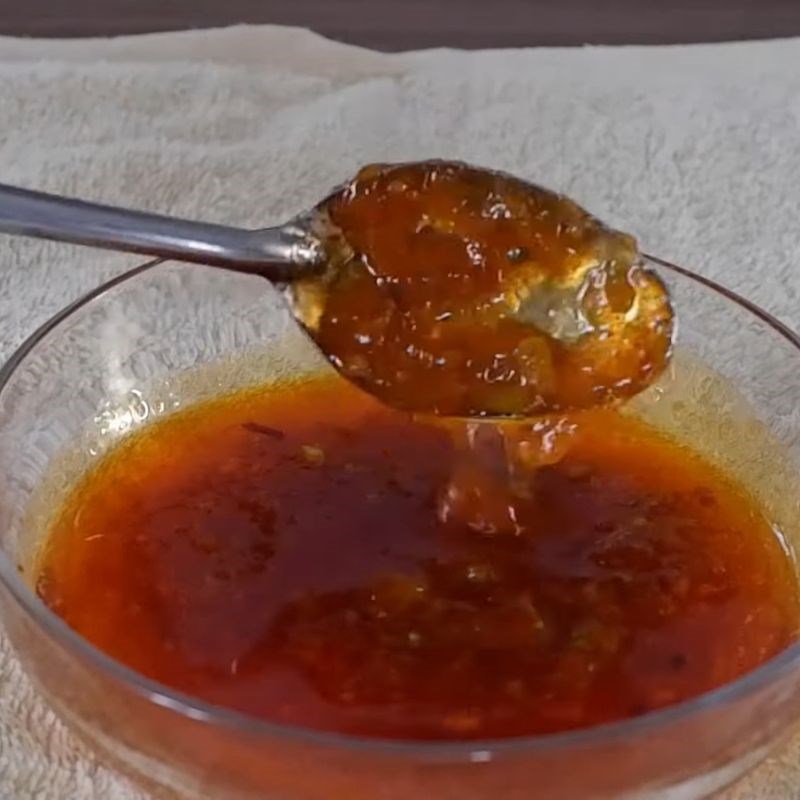 Bước 4 Thành phẩm Sốt bánh mì nướng muối ớt