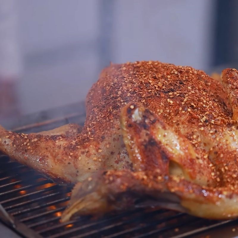 Bước 5 Thành phẩm Gà nướng muối ớt bằng than