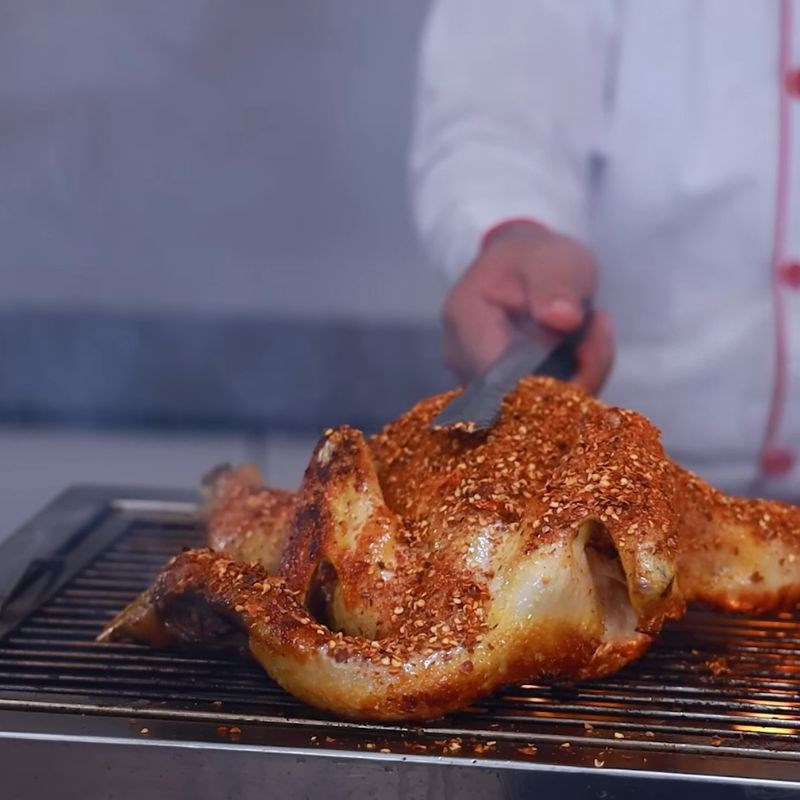 Bước 5 Thành phẩm Gà nướng muối ớt bằng than