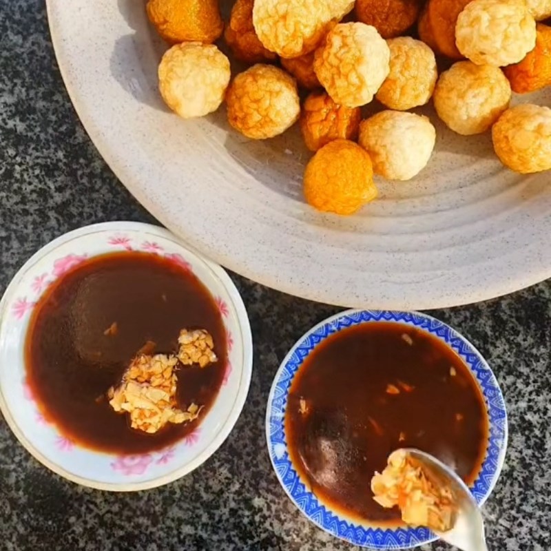 Bước 3 Thành phẩm Tương đen chấm bò viên