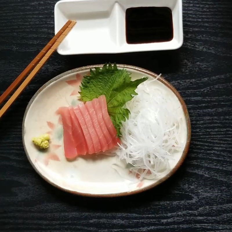 Bước 4 Thành phẩm Sashimi cá ngừ