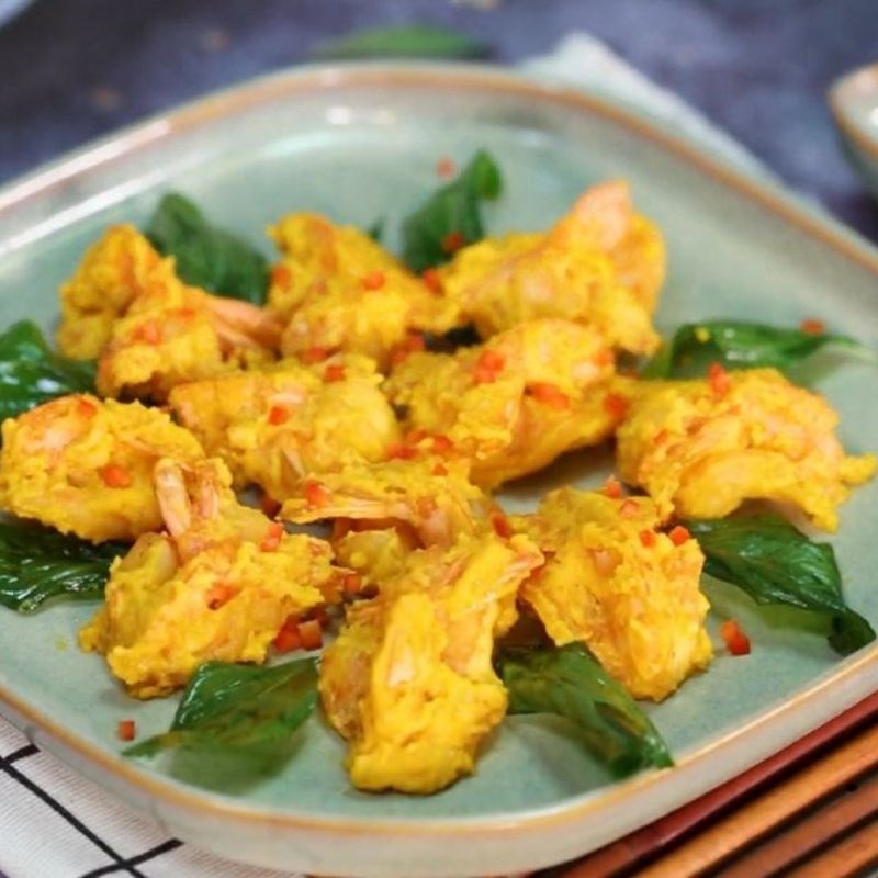 Bước 6 Thành phẩm Tôm chiên trứng muối