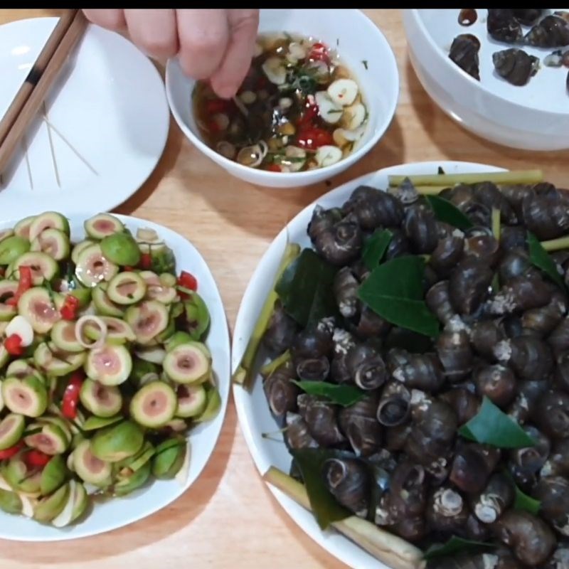 Bước 5 Thành phẩm Ốc vặn luộc