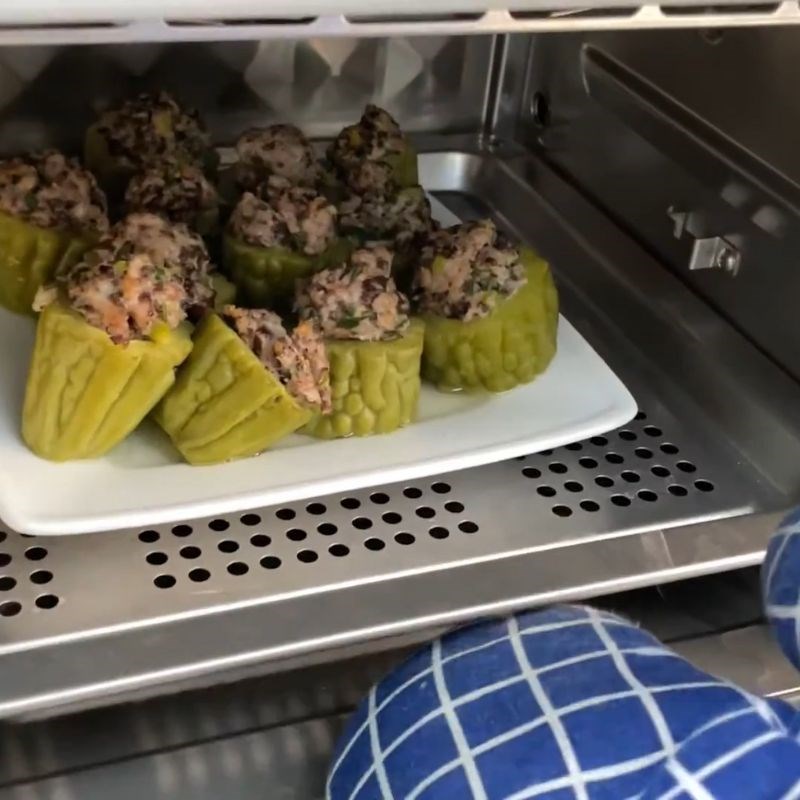 Bước 6 Thành phẩm Mướp đắng nhồi thịt hấp