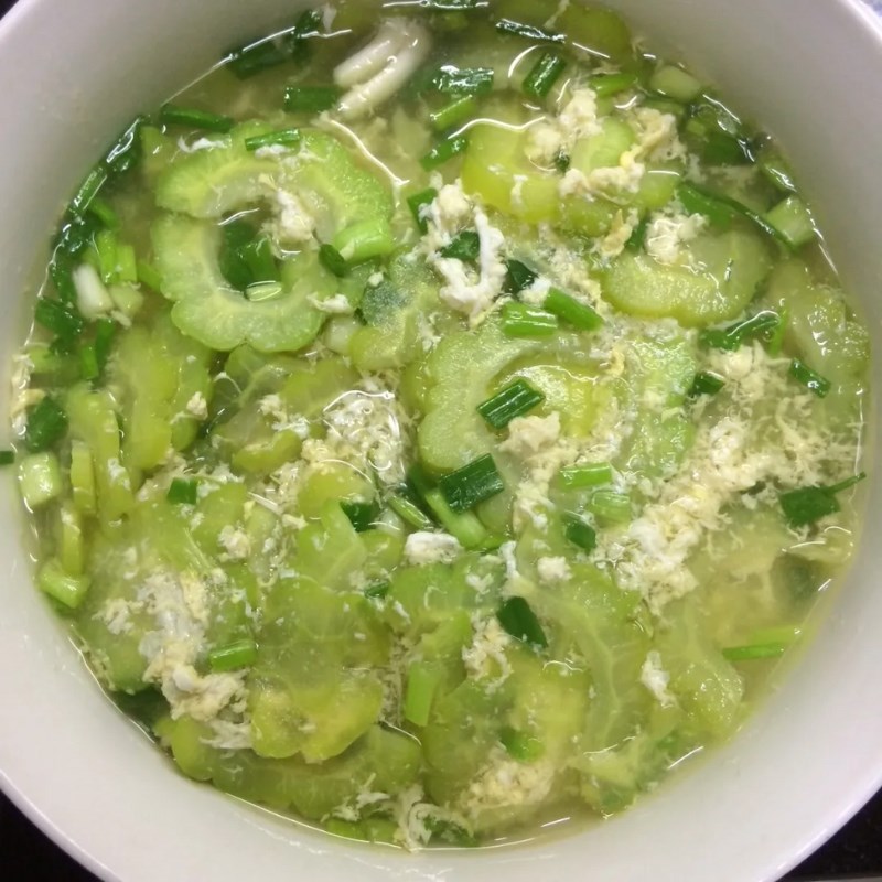 Bước 4 Thành phẩm Canh khổ qua trứng