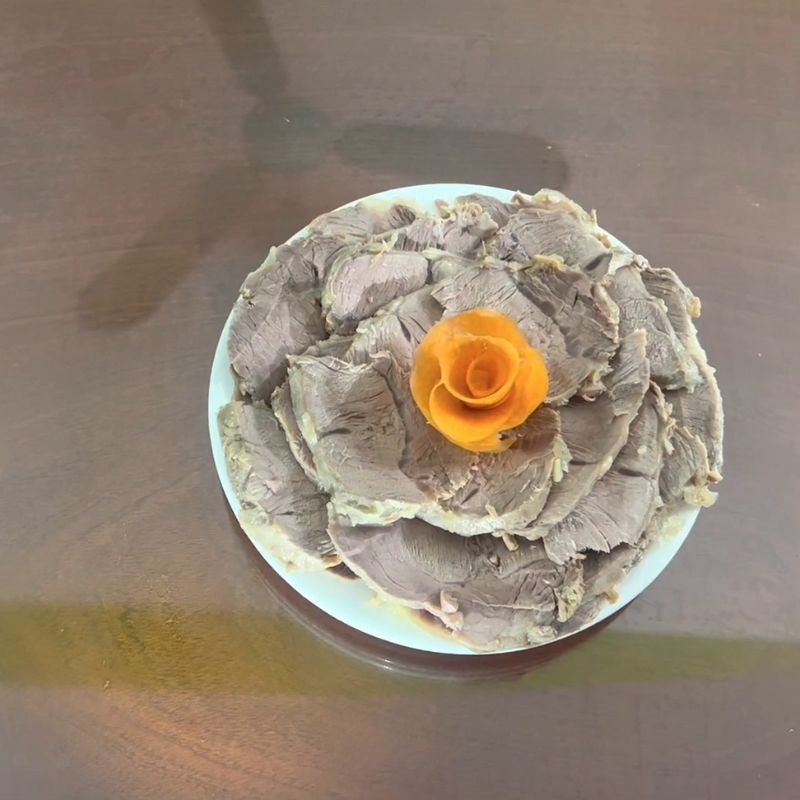 Bước 6 Thành phẩm Bắp bò ngâm mắm tiêu xanh