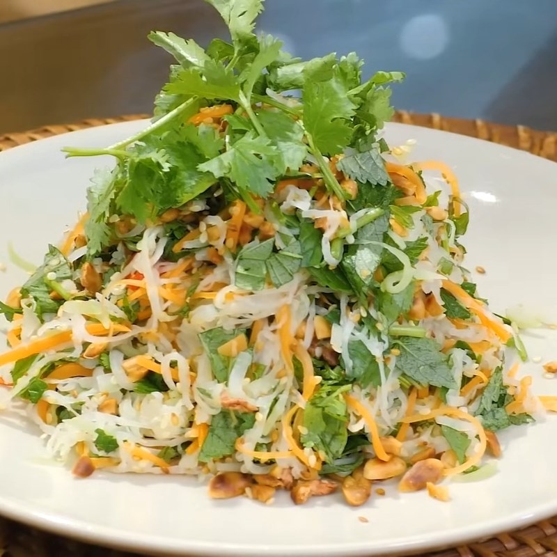 Bước 6 Thành phẩm Nộm su hào miền Bắc