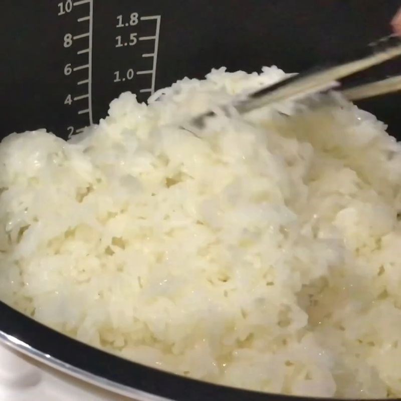 Bước 5 Thành phẩm Nấu cơm nếp bằng nồi cơm điện