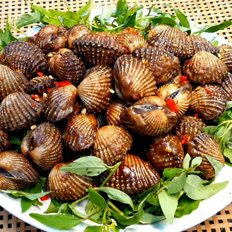 Bước 6 Thành phẩm Sò huyết rang muối ớt