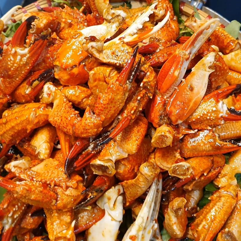 Bước 6 Thành phẩm Càng ghẹ rang muối