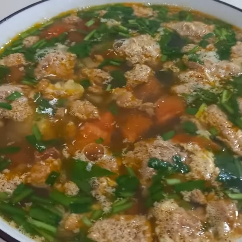 Bước 6 Thành phẩm Canh cua đồng