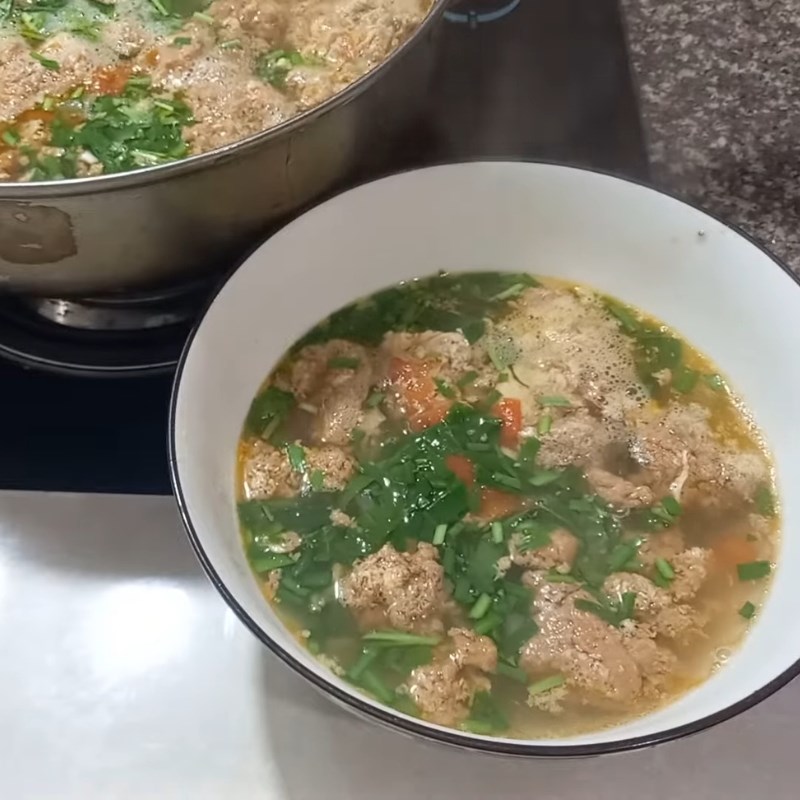 Bước 6 Thành phẩm Canh cua đồng