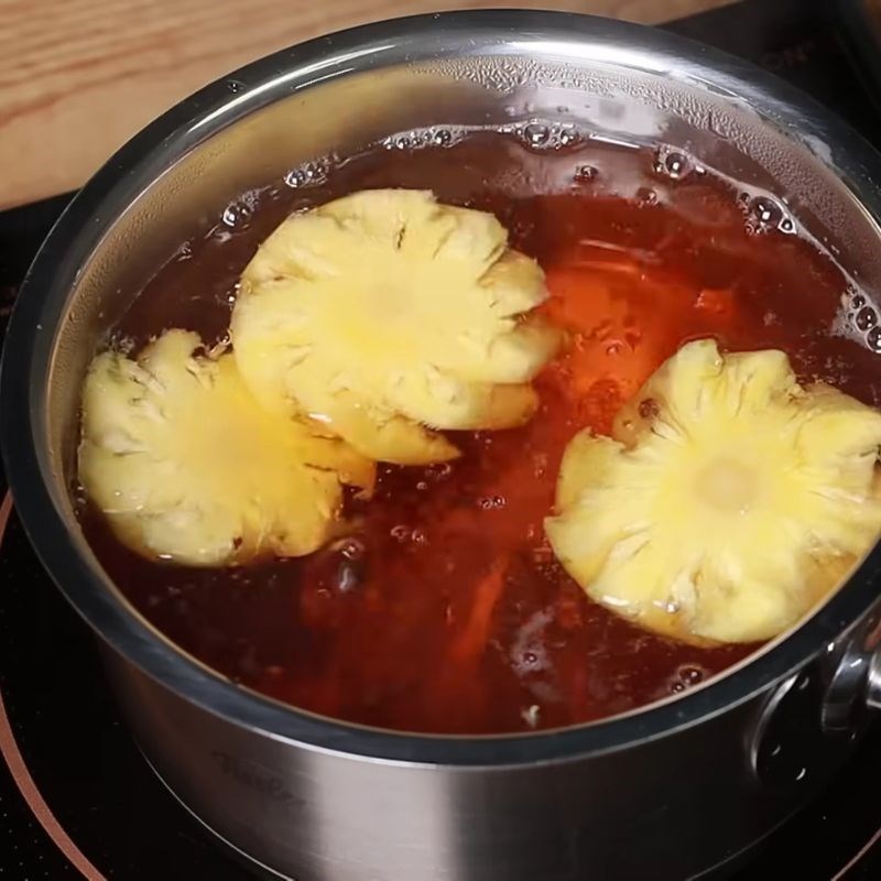 Bước 3 Thêm gia vị và khóm tạo hương vị truyền thống Nước mắm bánh cuốn miền Nam