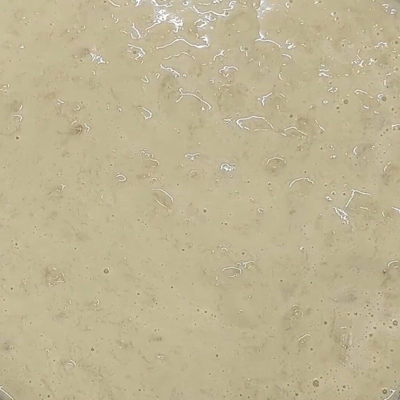 Bước 3 Trộn chuối vào bột và chuẩn bị khuôn hấp Bánh chuối hấp bằng bột năng