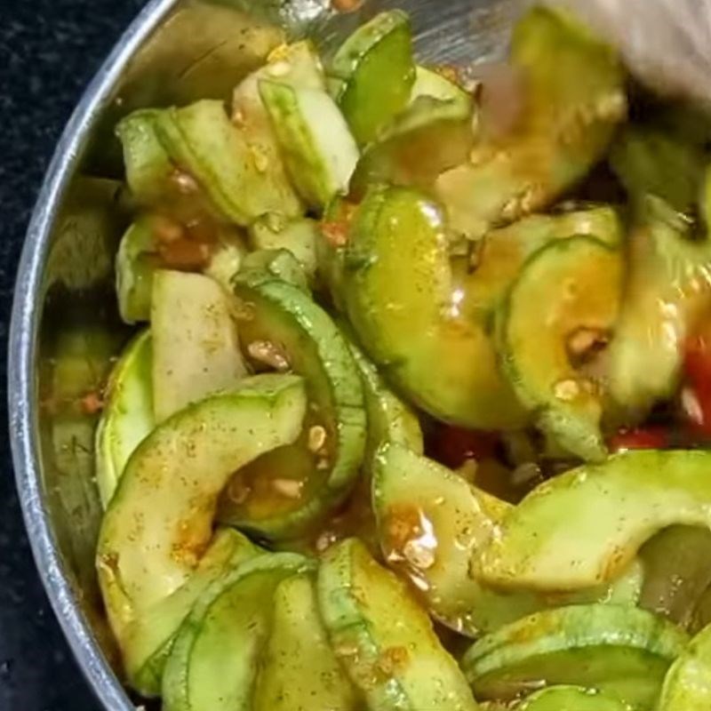 Bước 5 Trộn mắm dưa gang công thức 2 (Chay hoặc mặn với nước mắm) Mắm dưa gang