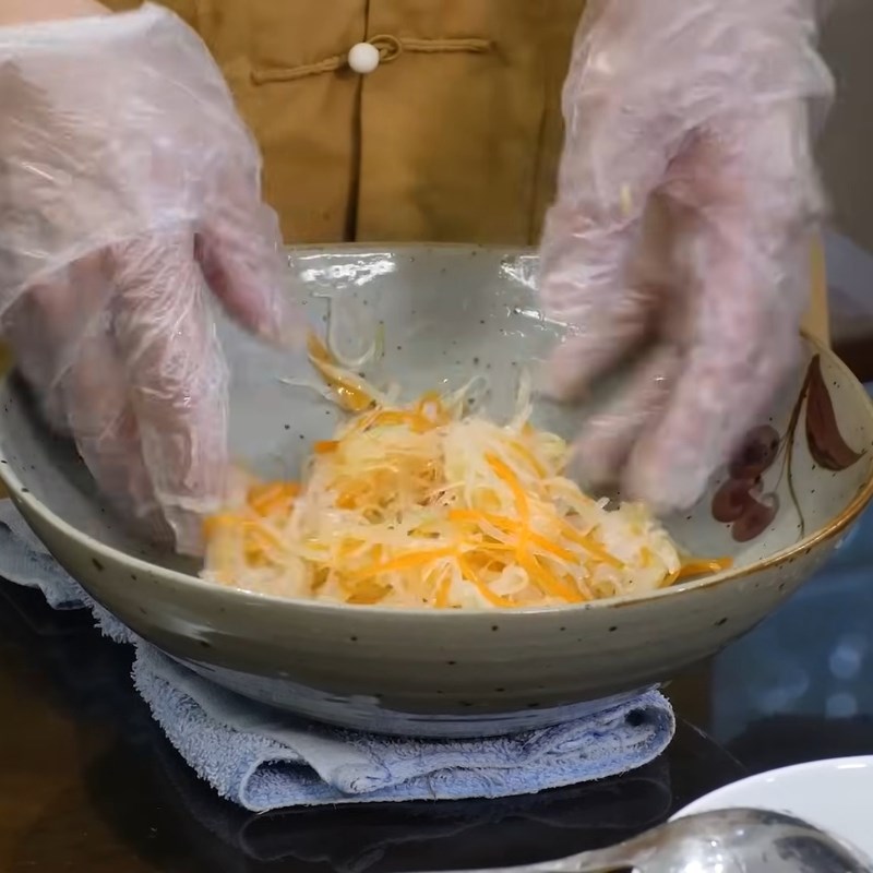 Bước 4 Trộn nộm su hào Nộm su hào miền Bắc