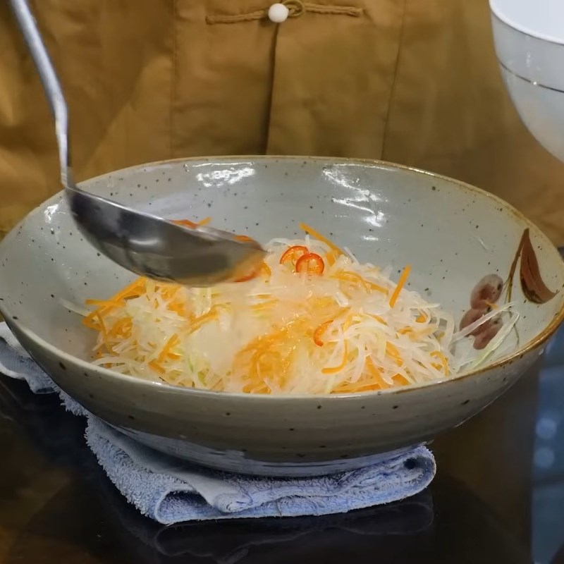 Bước 4 Trộn nộm su hào Nộm su hào miền Bắc