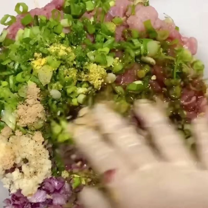 Bước 2 Ướp chả thơm lừng, đậm đà Ướp thịt nướng miền bắc