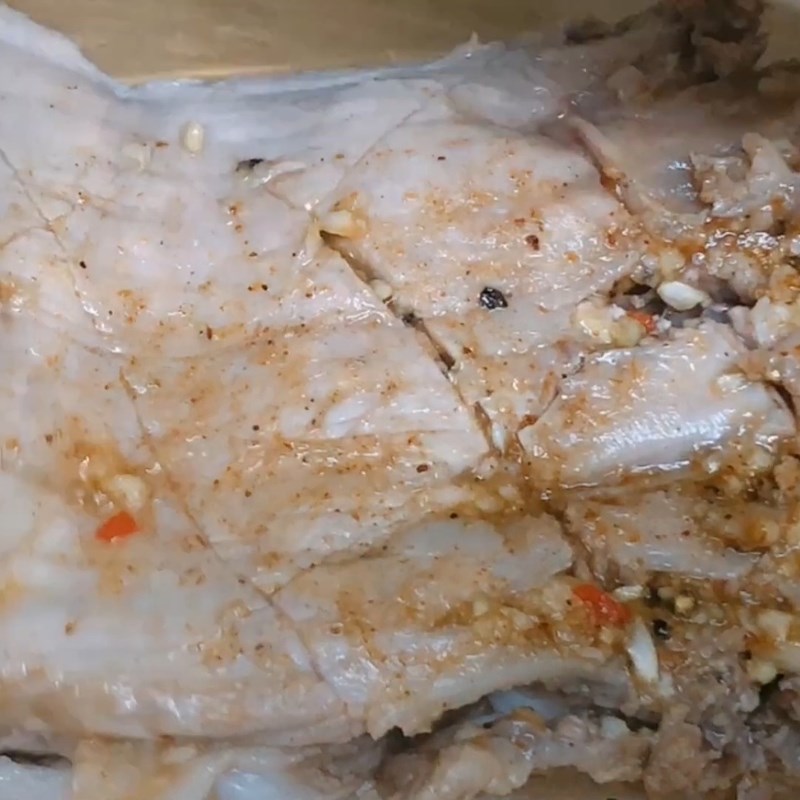 Bước 4 Ướp thịt ba chỉ rán ngũ vị hương Thịt rán ngũ vị hương